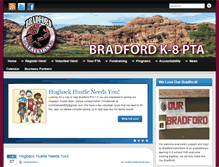 Tablet Screenshot of bradfordpta.com